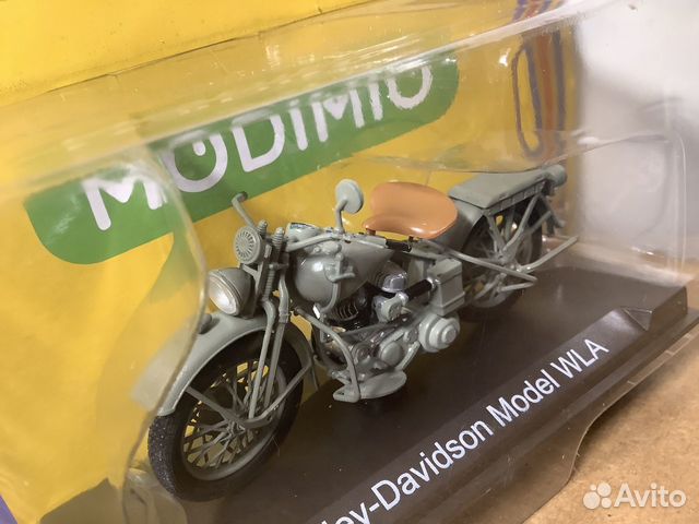 Модель мотоцикла harley- davidson WLA 1:24 Ашет