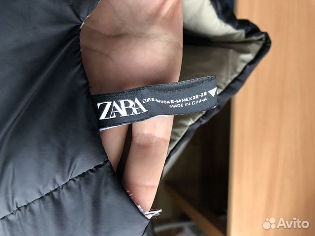 Zara жилетка стеганная