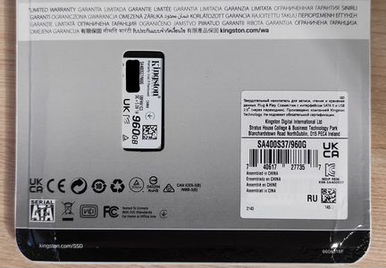 SSD Kingston 960 GB SA400S37/960G