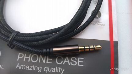 Удлинитель кабель jack 3,5 mm - 4 pin папа—мама