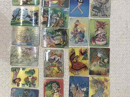 Карманные Переливающиеся календарики 1981-1990г