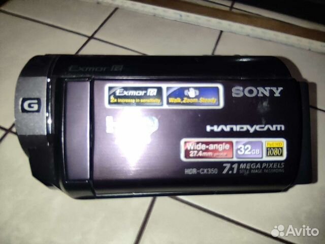 Видеокамера sony handycam HDR-CX350