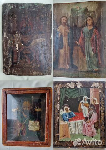 Старинные иконы 19 век