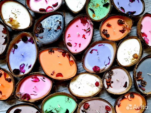 Свечи в кокосе оптом и в розницу