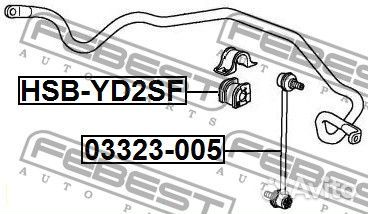 Втулка переднего стабилизатора d24