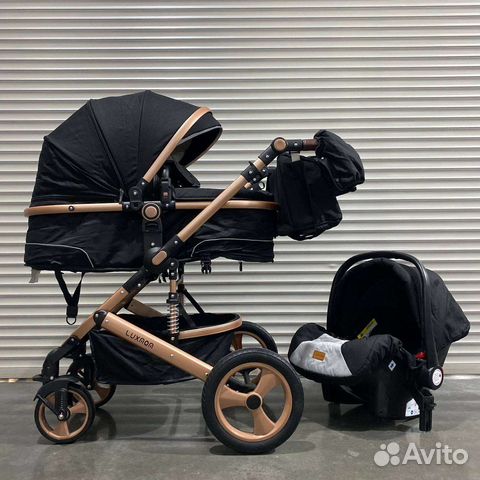 Коляска трансформер 3в1 luxmom 518 new