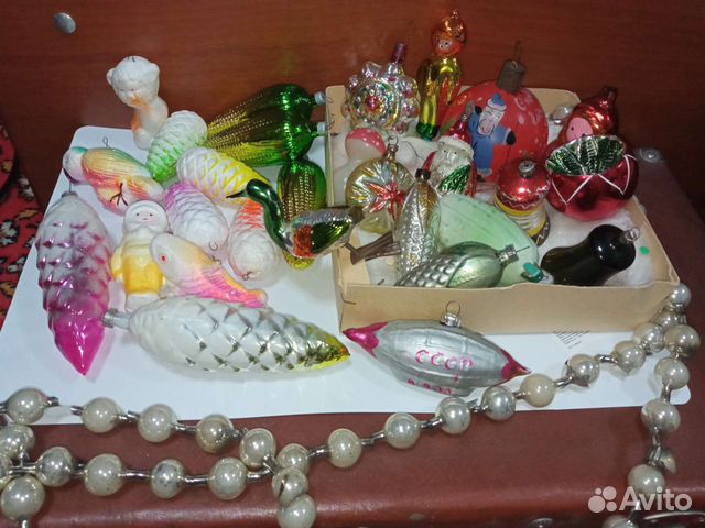 Елочные игрушки СССР