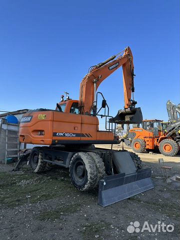 Колёсный экскаватор DOOSAN DX160W, 2022