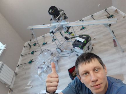 Монтаж плинтуса