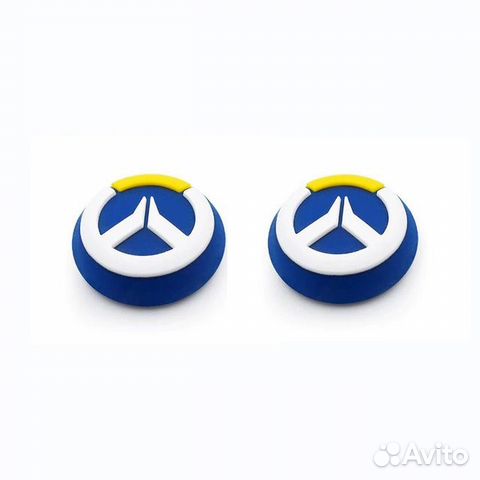 Насадки на стики (owerwatch синий фон) пара