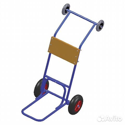 Тележка для лодочного мотора с доп. колесами
