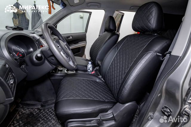 Авточехлы Nissan X-Trail T31 / Экокожа Ромб