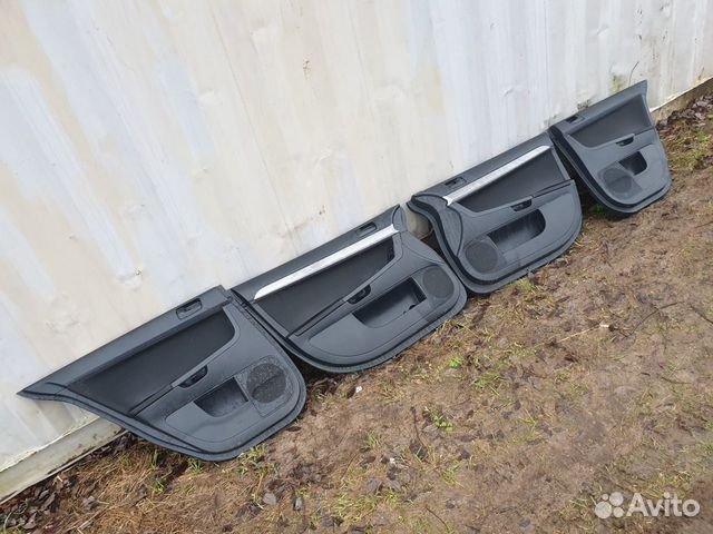 Обшивки карты дверей lancer X лансер 10 х тряпка