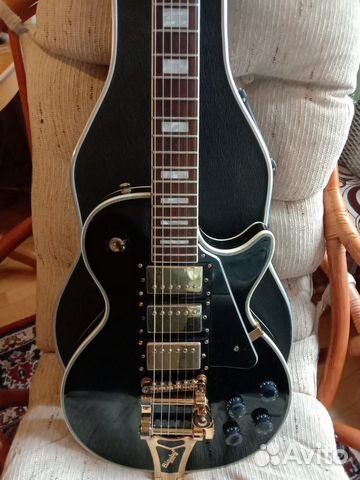 Электрогитар Gibson Les Paul Custom Shred+Фендер