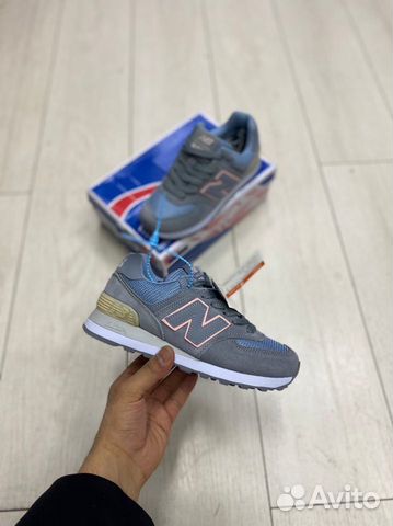 Кроссовки new balance 574 classic замшевые 36/40