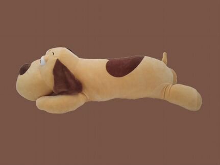Плюшевая игрушка для сна собака мягкая 70 см