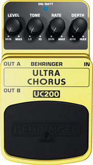 Behringer UC200 - педаль эффектов стерео хоруса
