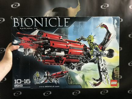 Новый и запакованный Lego Bionicle 8943 Axalara T9