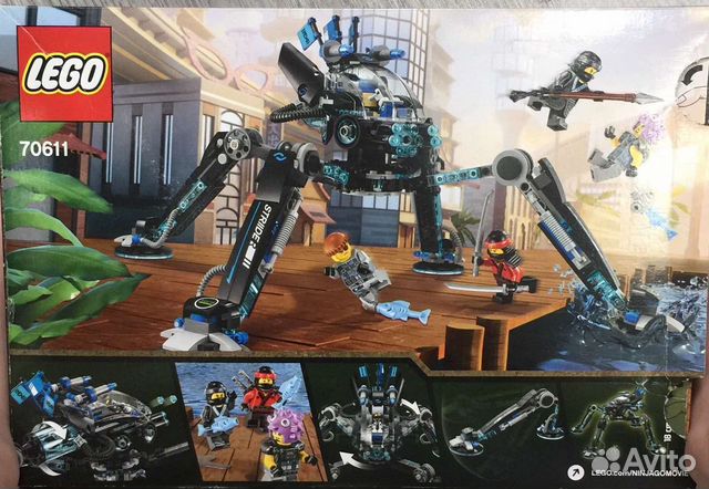 Lego ninjago водяной робот