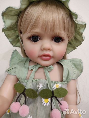 Кукла реборн девочка 55 см(можно купать)