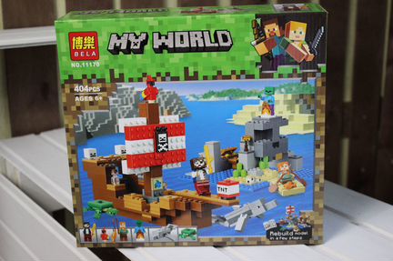 Конструктор Minecraft Приключения на корабле 11170