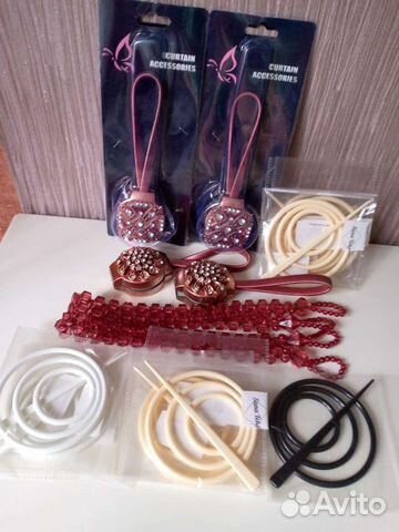 Подхваты для штор и кисеи новые