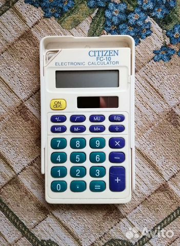 Калькулятор citizen на солнечных батареях