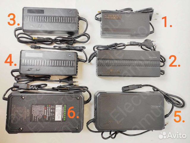 Зарядка li-ion 36v-72v 42в-84в 2.5а-8а YZPower