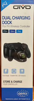 PS4 зарядная станция для 2-х контроллеров, новая