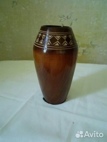 Ваза деревянная