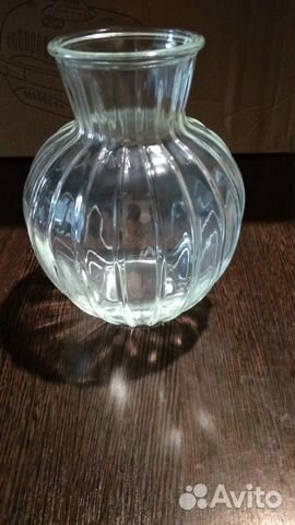 Ваза стекло, 20 см