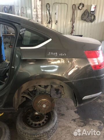 Крыло заднее левое, четверть Ситроен с5 x7