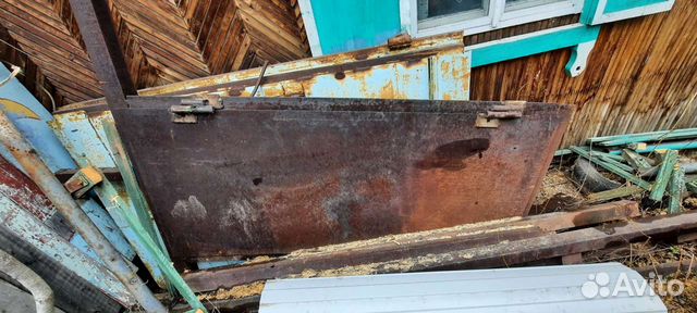 Ворота гаражные металлические бу