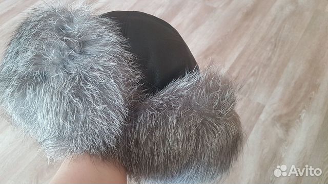 Шапка ушашка(монголка) с песцом