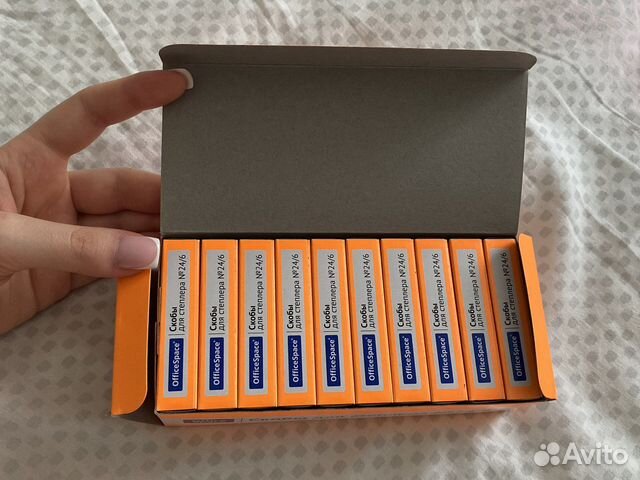 Скобы для степлера 24/6 10 пачек по 1000 штук