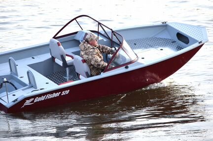 Новая моторная лодка Gold Fisher 520 DCM fish