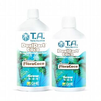 GHE DualPart coco Grow (Terra Aquatica) все объемы