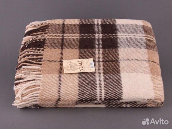 Плед шерстяной vladi в подарочной упаковке