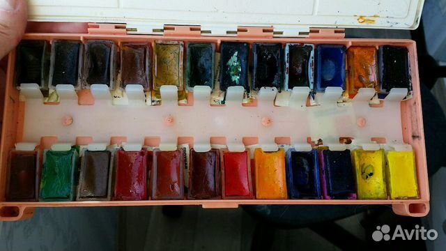 Краски акварельные СССР