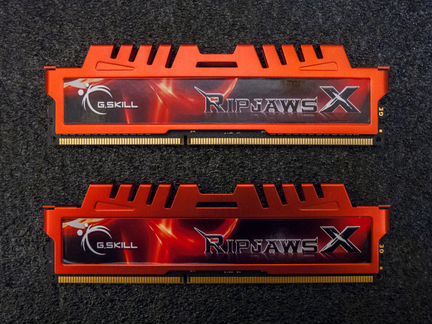 DDR3 2x4gb 1600mhz 1rank CL9-9-9-24 RipjawsX