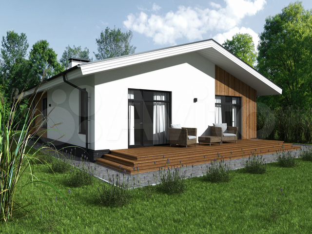 Коттедж 120 м² на участке 10 сот.