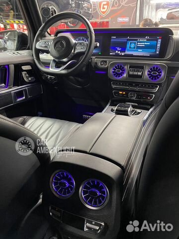 Дефлекторы с подсветкой для Mercedes G class