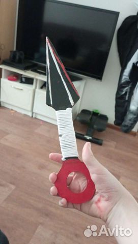 Нож кунай самодельный из дерева