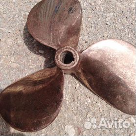 Оригинальный гребной винт на лодочный мотор Yamaha, Parsun 4-5, F4-F6 (1 цилиндр) 3x7-1