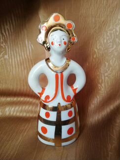 СССР Фарфоровая статуэтка Матрешка-невеста. Дулево