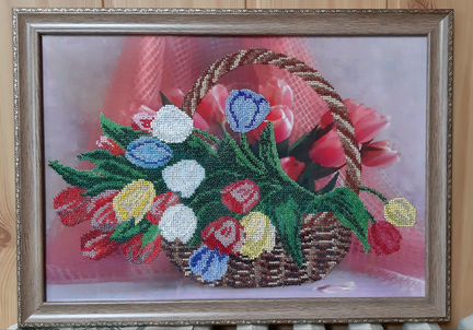 Картина бисером, мозаика