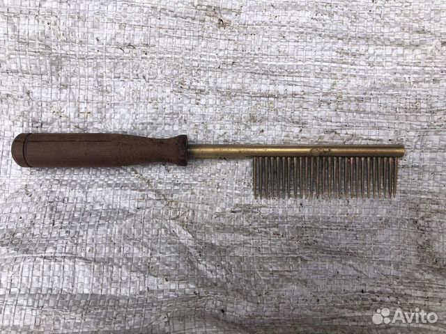Расческа винтаж СССР бронза