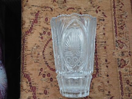 Хрустальная ваза Олимпиада 80