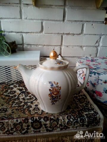 Доливочный чайник рижский фарфоровый завод