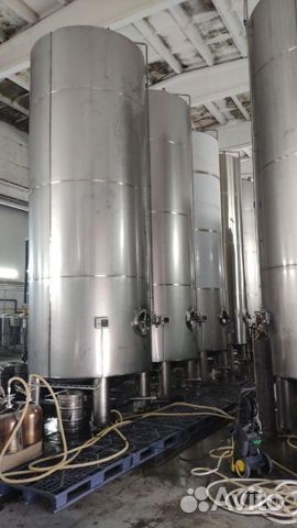 Танк лагерный для хранения пива форфас 3000л